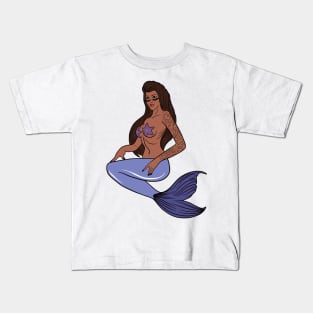 Tattooed mermaid Kids T-Shirt